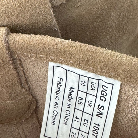 SOLD 🥰UGG RIONI Suede Tan Boots Size 10 - Picture 7 of 8